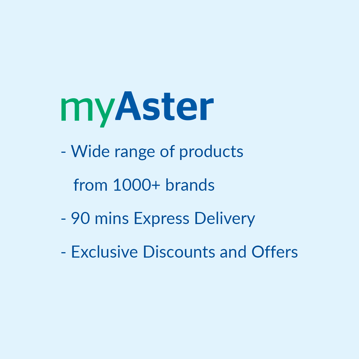 Online pharmacy services illustration from Aster Pharmacy